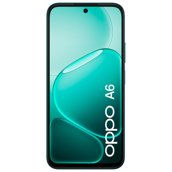 Oppo, Smartphone A6 4G, 6GB RAM, 256GB, Display 6.75'' 120Hz, Doppia Fotocamera 50MP, Nero