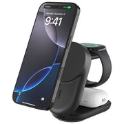 Belkin, Caricatore Wireless Magnetico Qi2, 25W, 3 in 1, Nero, Ricarica Rapida, USB-C