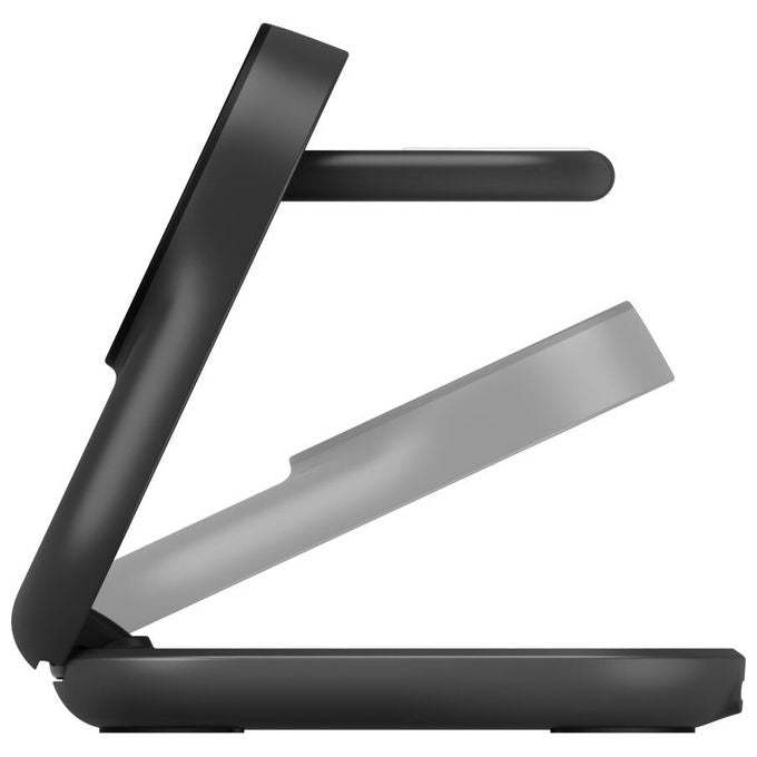 Belkin, Caricatore Wireless Magnetico Qi2, 25W, 3 in 1, Nero, Ricarica Rapida, USB-C