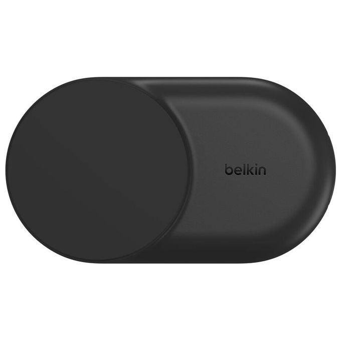 Belkin WIZ037KQBK Caricatore Wireless Magnetico Qi2 25W 3 in 1 Nero Ricarica Rapida USB-C