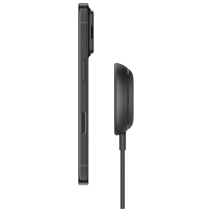 Belkin, Caricabatterie Wireless Qi2 25W, UltraCharge, Nero, Ricarica Rapida, USB