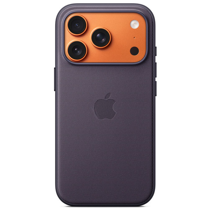 Apple MGF54ZM-A Custodia MagSafe TechWoven Cover iPhone 17 Pro Poliestere Riciclato 100% MagSafe Qi2 colore Viola