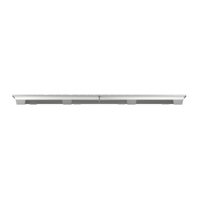 Cherry, Tastiera per Mac KC 6000C, QWERTY US, Argento, USB-C, Ultrapiatta