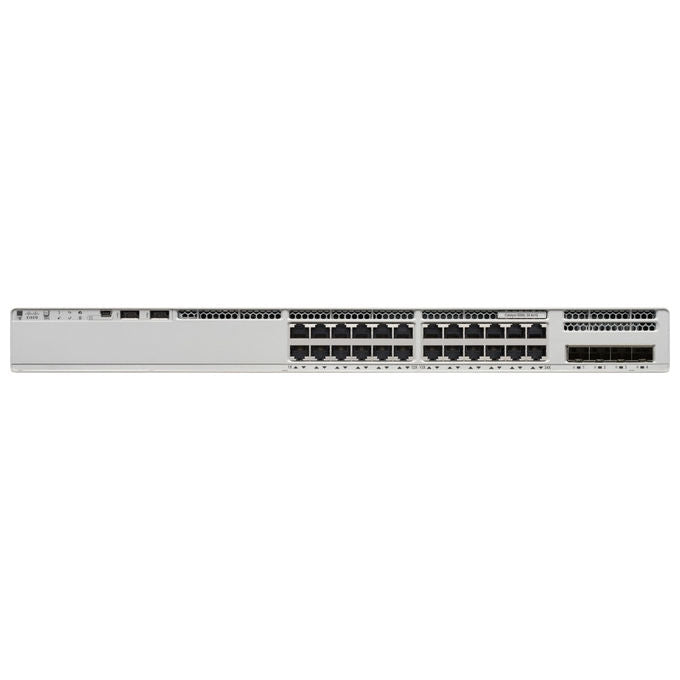 Cisco, Switch di rete, Gestito L3, Gigabit Ethernet, 24 porte, PoE, Grigio