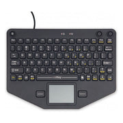Gamber-Johnson, Tastiera Auto USB QWERTY, Inglese, Nero