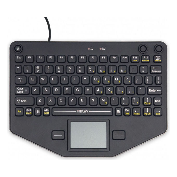 Gamber-Johnson, Tastiera Auto USB QWERTY, Inglese, Nero