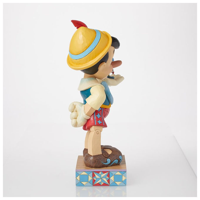 Enesco 6016348 Disney Traditions Statuetta Pinocchio e Grillo Parlante Jim Shore Resina 37 cm