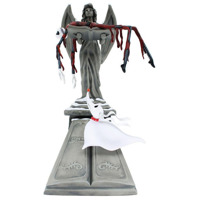 Enesco, Statuetta Jack Skellington e Zero, Nightmare Before Christmas, 22.9 cm, Multicolore