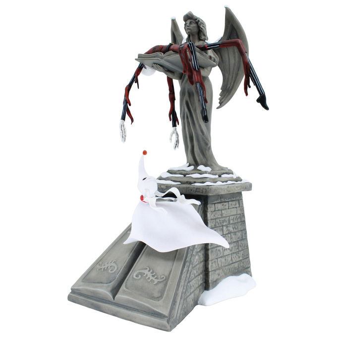 Enesco, Statuetta Jack Skellington e Zero, Nightmare Before Christmas, 22.9 cm, Multicolore