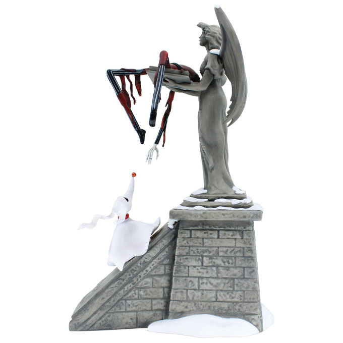 Enesco, Statuetta Jack Skellington e Zero, Nightmare Before Christmas, 22.9 cm, Multicolore