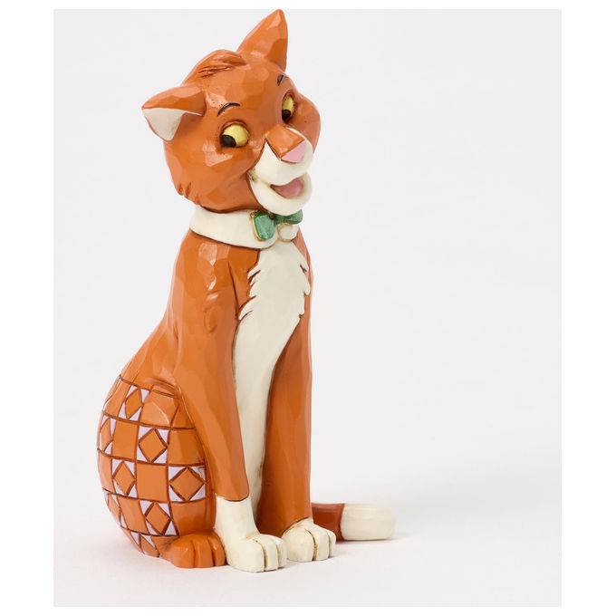 Enesco, Disney Traditions, Statuetta Aristogatto Thomas O'Mally Mini, Resina