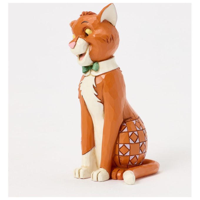 Enesco, Disney Traditions, Statuetta Aristogatto Thomas O'Mally Mini, Resina