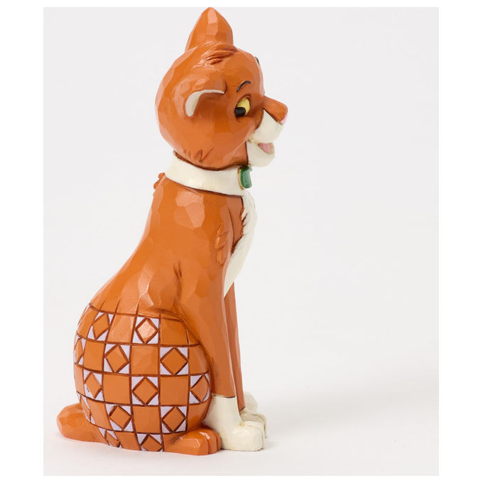 Enesco, Disney Traditions, Statuetta Aristogatto Thomas O'Mally Mini, Resina