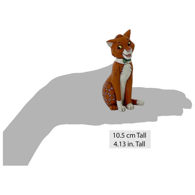 Enesco, Disney Traditions, Statuetta Aristogatto Thomas O'Mally Mini, Resina
