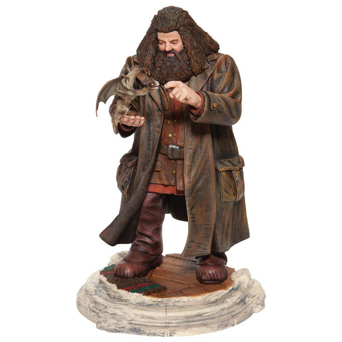 Enesco, World Of Wizard Of Harry Potter, Figurina Hagrid e Norberta, Resina, Dipinta a Mano, 25cm
