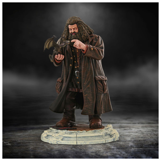 Enesco, World Of Wizard Of Harry Potter, Figurina Hagrid e Norberta, Resina, Dipinta a Mano, 25cm