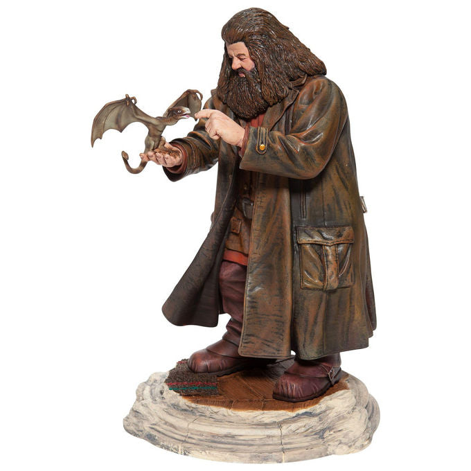 Enesco, World Of Wizard Of Harry Potter, Figurina Hagrid e Norberta, Resina, Dipinta a Mano, 25cm