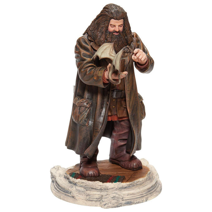 Enesco, World Of Wizard Of Harry Potter, Figurina Hagrid e Norberta, Resina, Dipinta a Mano, 25cm