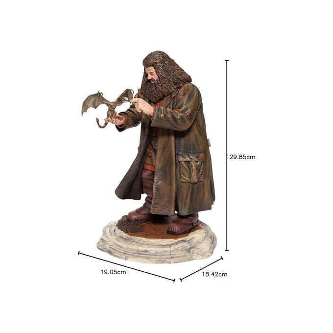 Enesco, World Of Wizard Of Harry Potter, Figurina Hagrid e Norberta, Resina, Dipinta a Mano, 25cm