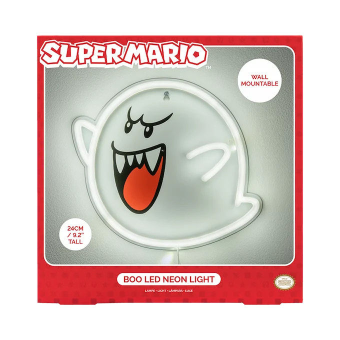 Super Mario, Luce Led da Parete Boo, Montabile