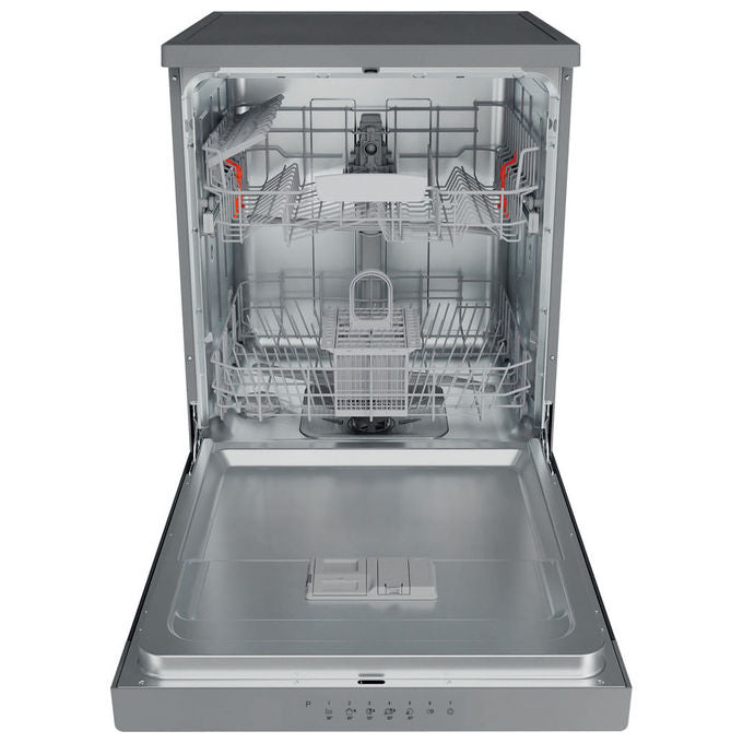 Hotpoint HA2FFC14BX Lavastoviglie Libera Installazione 14 coperti Classe C ActiveDry 44 dB Motore Inverter (85x60x59 cm) colore Inox