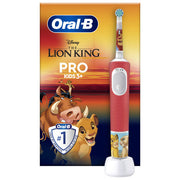 Oral-B, Spazzolino Elettrico per Bambini Vitality Re Leone, Con Adesivi