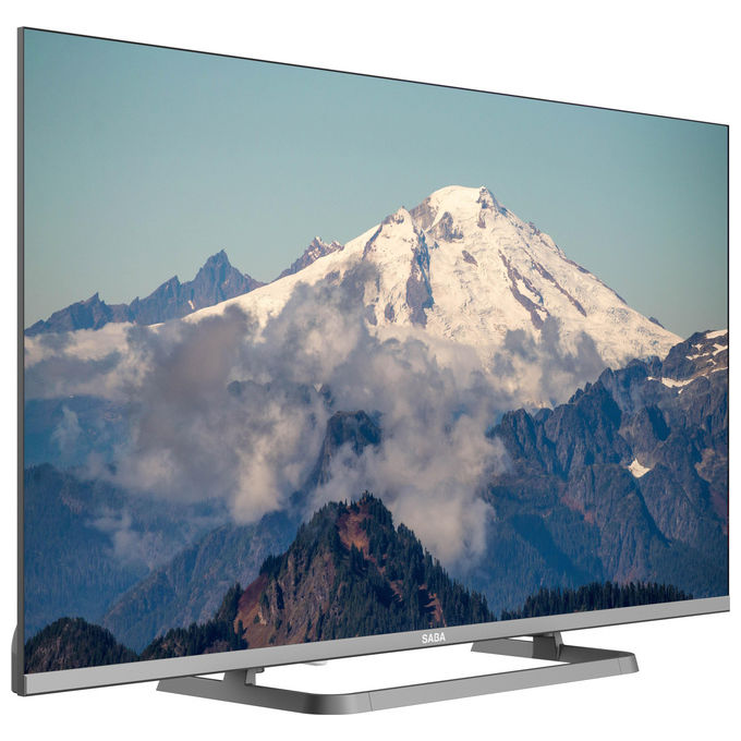 Saba SA40M10 Serie Senior TV LED 40'' Full HD DVB-T2-C-S2 HEVC Main10 TivuSAT Dolby Audio colore Grigio