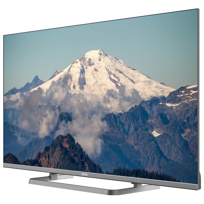Saba SA40M10 Serie Senior TV LED 40'' Full HD DVB-T2-C-S2 HEVC Main10 TivuSAT Dolby Audio colore Grigio