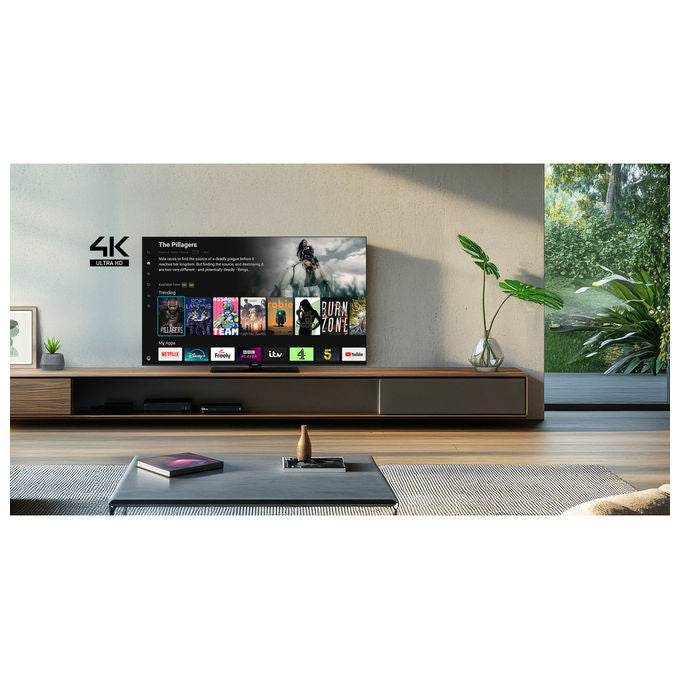 Panasonic TB-65W61AEZ Serie W61 Smart TV LED 4K Ultra HD 65'' TiVo Dolby Vision Atmos Game Mode Plus Alexa Google colore Nero
