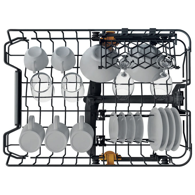 Whirlpool WH6FB10BS7A0X Lavastoviglie Libera Installazione Slim 10 coperti Classe B 42 dB AquaStop 6° Senso (85x45x59 cm) colore Inox