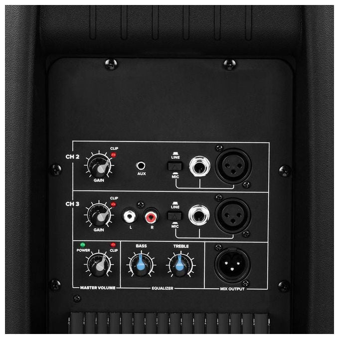 Gemini AS-2115P AS Series Cassa Amplificata Attiva 2 vie Woofer 15'' 1000W RMS 2000W di Picco colore Nero