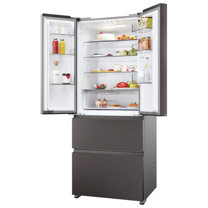 Haier HFR3718DNMD Frigorifero Libera Installazione 402 L D Antracite
