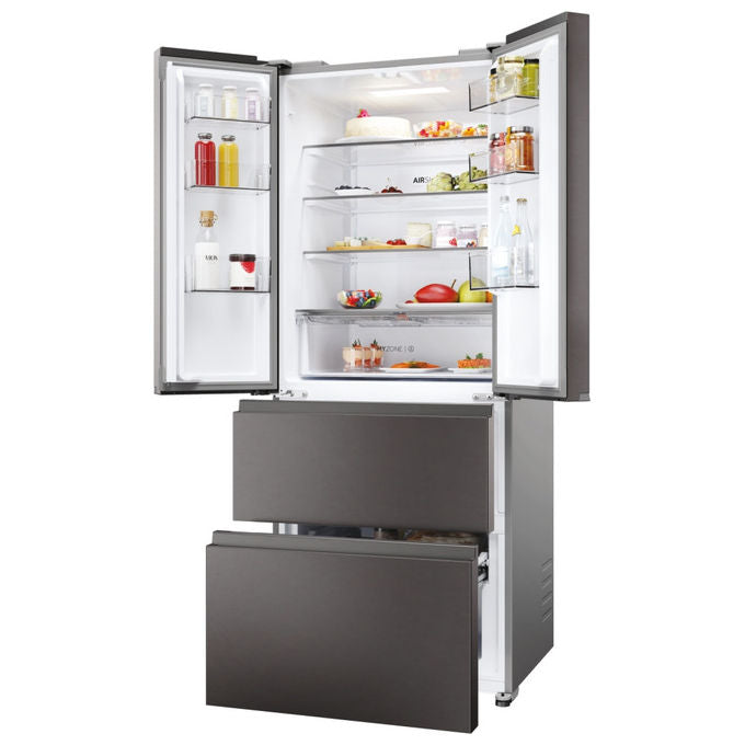 Haier HFR3718DNMD Frigorifero Libera Installazione 402 L D Antracite