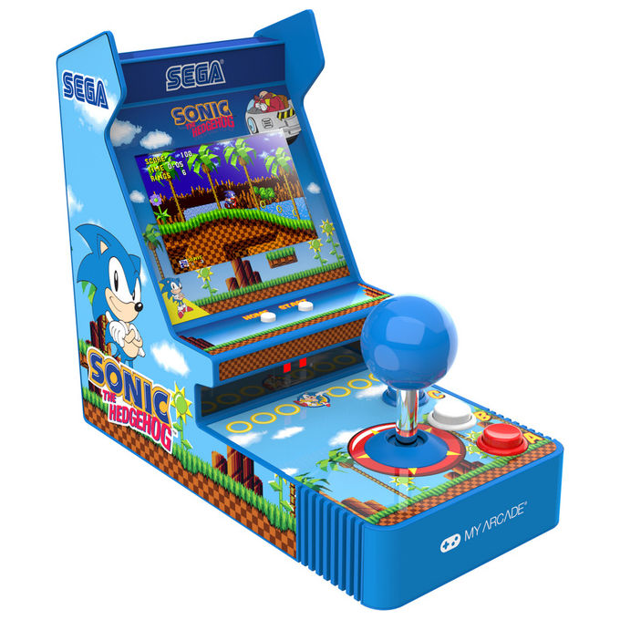 My Arcade, Console Portatile Sonic The Hedgehog, 8,89 cm, Joystick, Multicolore