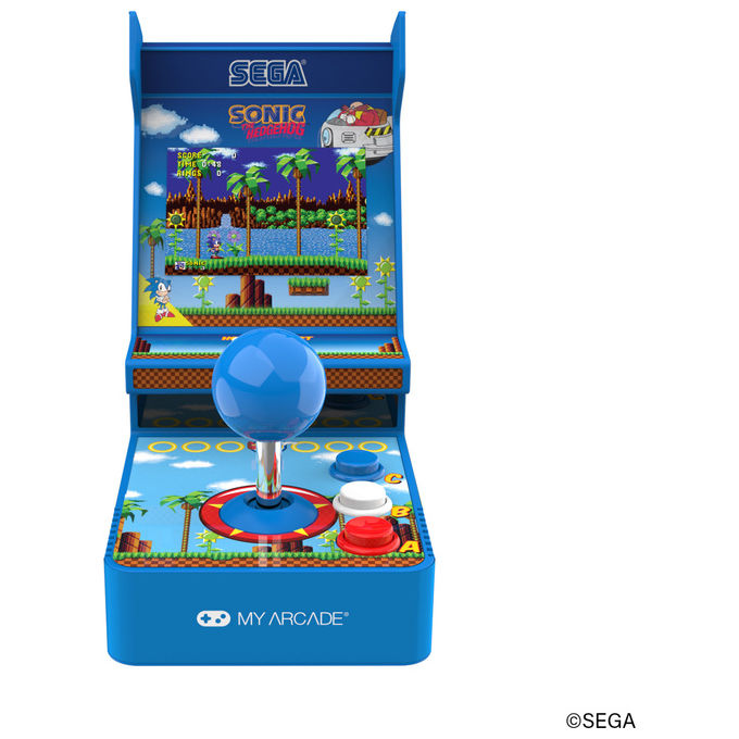 My Arcade, Console Portatile Sonic The Hedgehog, 8,89 cm, Joystick, Multicolore