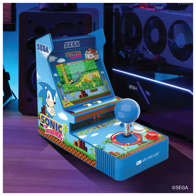 My Arcade, Console Portatile Sonic The Hedgehog, 8,89 cm, Joystick, Multicolore