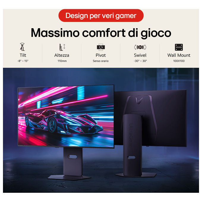 Lg, Monitor gaming OLED 32GX850A, 32'' 4K, 165Hz, Nero