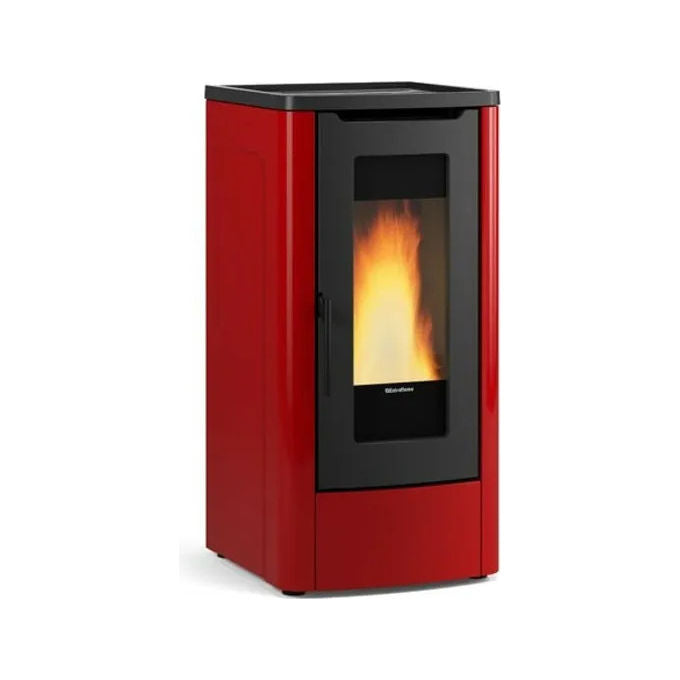 Extraflame Nordica, Stufa Pellet Canalizzata Dahiana Plus AD, 10 kW, 287 m³, Bordeaux