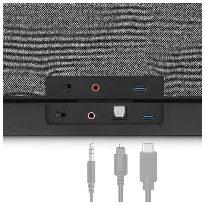 Hama, Altoparlante TV, Wireless, Nero, Grigio, 00221849