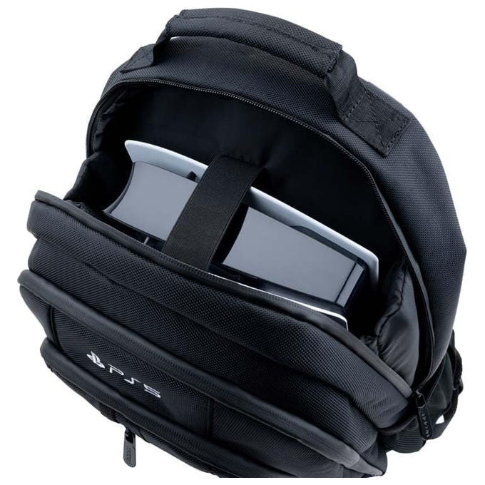 Nacon PS5OFBACKPACK Zaino per PS5 e PlayStation Portal con scomparti organizzatori spallacci regolabili colore Nero