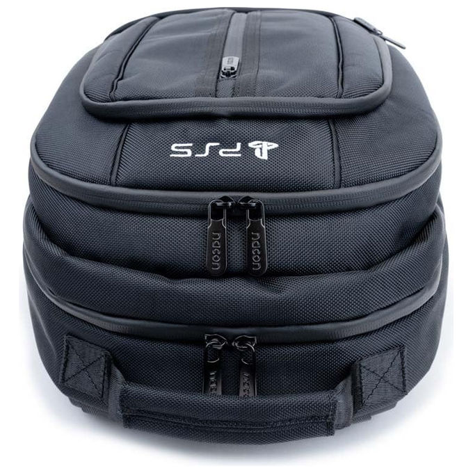 Nacon PS5OFBACKPACK Zaino per PS5 e PlayStation Portal con scomparti organizzatori spallacci regolabili colore Nero