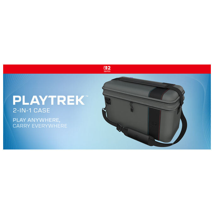 Turtle Beach, PlayTrek Custodia 2-in-1, Nero Carbone, da Viaggio, per Nintendo Switch 2