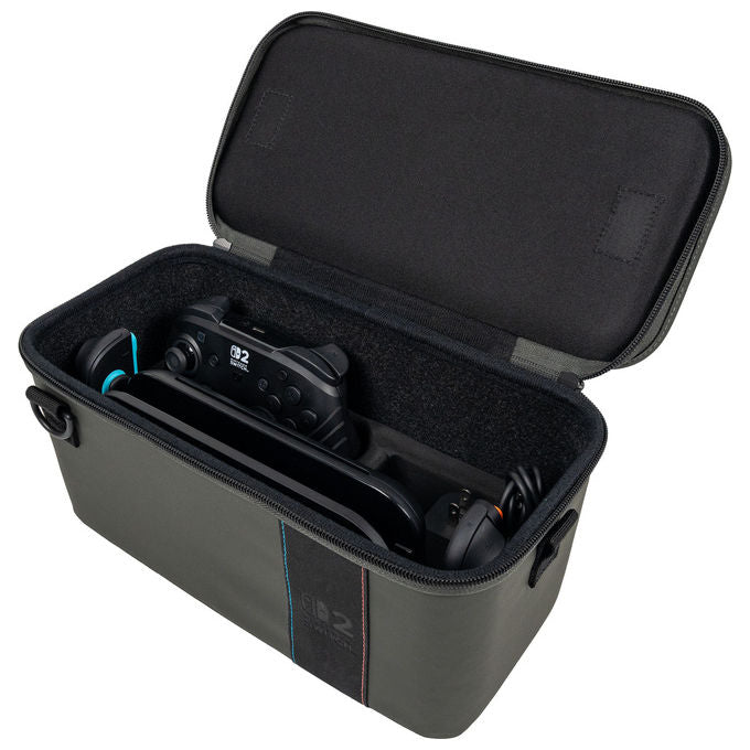 Turtle Beach, PlayTrek Custodia 2-in-1, Nero Carbone, da Viaggio, per Nintendo Switch 2