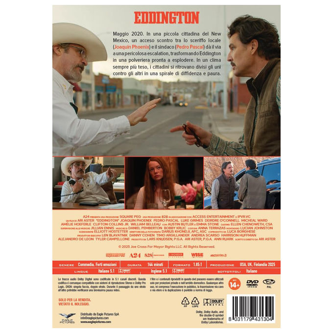 Eagle Pictures, Eddington, Dvd