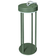 Majestic GEMMA VS Lampada da Tavolo LED, Ricaricabile, IP54, 500 Lumen, 4W, Verde Salvia