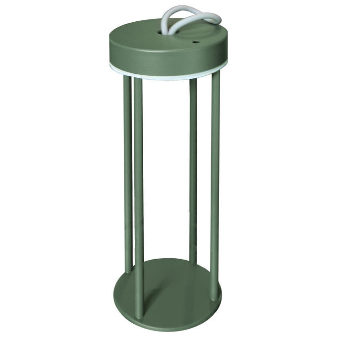 Majestic GEMMA VS Lampada da Tavolo LED, Ricaricabile, IP54, 500 Lumen, 4W, Verde Salvia