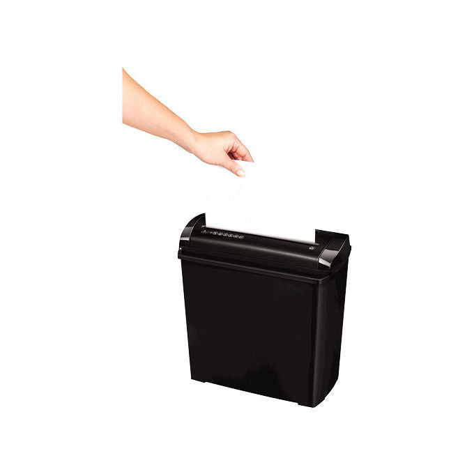 Fellowes, Distruggidocumenti a Strisce, P-25S, 22 cm, Nero e Grigio
