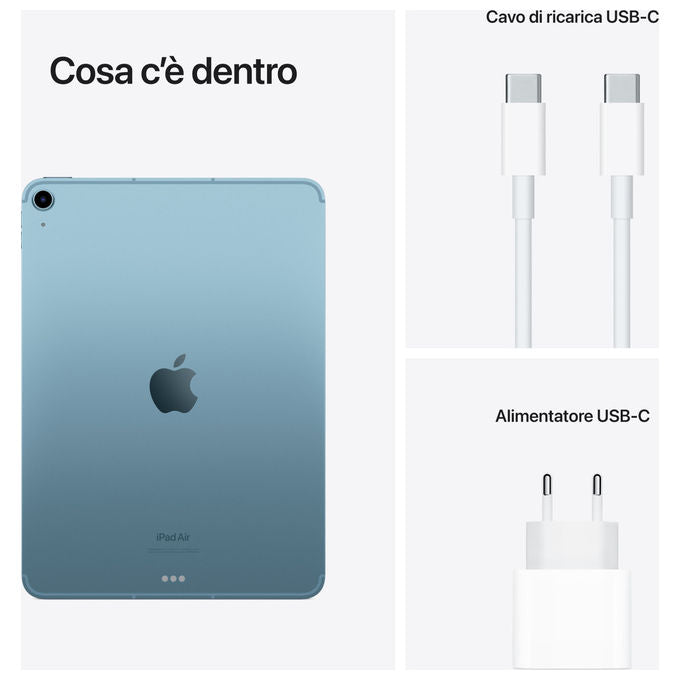 Apple, iPad Air, 10.9'', Wi-Fi + Cellular, 64GB, Blu