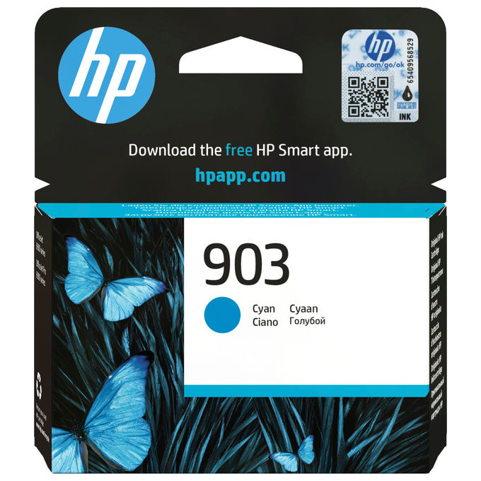 HP, Cartuccia Inchiostro Ciano Originale, 903, Standard, 4 ml, 315 Pagine