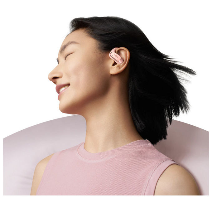 Shokz, Auricolari OpenFit Air Wireless, a Clip, Rosa, Bluetooth